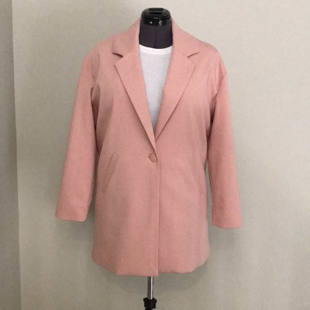 NWOT MILLENNIAL PINK BOYfRIEND BLAZER SZ M 10/ 12
